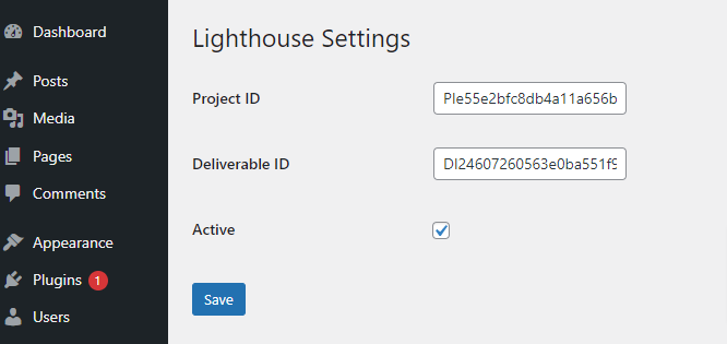 Activate Plugin Screenshot